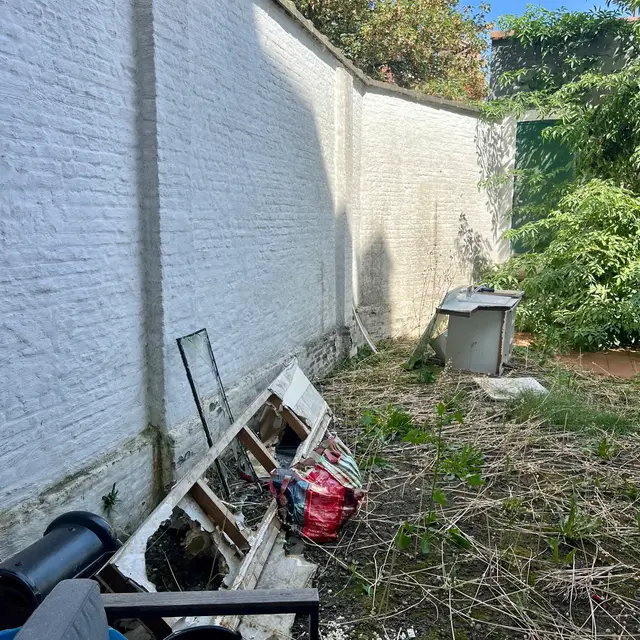 Tuin voor de opkuis in Mechelen, andere hoek